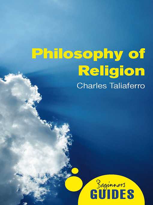 Title details for Philosophy of Religion by Charles Taliaferro - Available